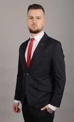 Černý červená dirka